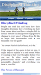 Mobile Screenshot of disciplinedthinking.com