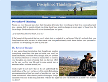 Tablet Screenshot of disciplinedthinking.com